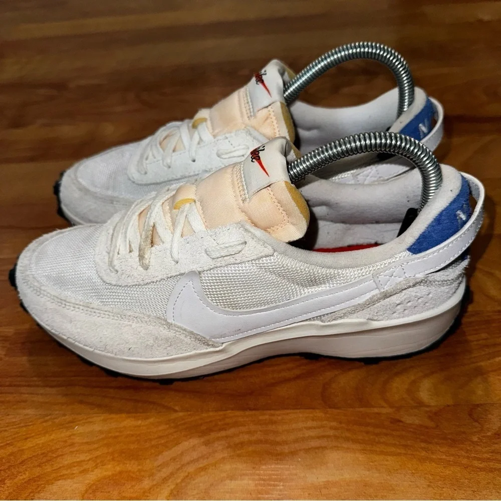 Nike Waffle Debut Womens Size 8 Shoes DX2931 400 Game Royal Retro White Blue